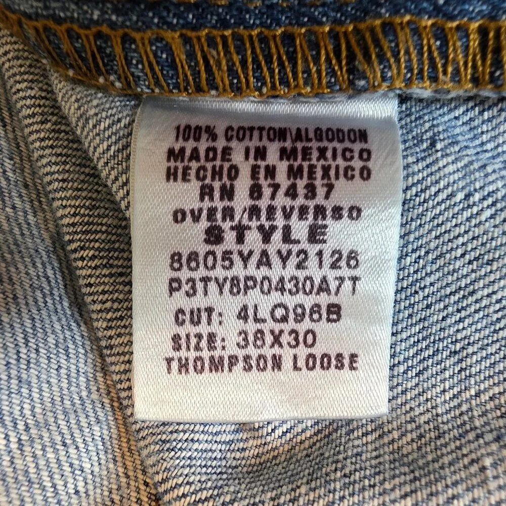 Ralph Lauren (RL) Men's Thompson Loose Wide Leg Jeans, Size 38